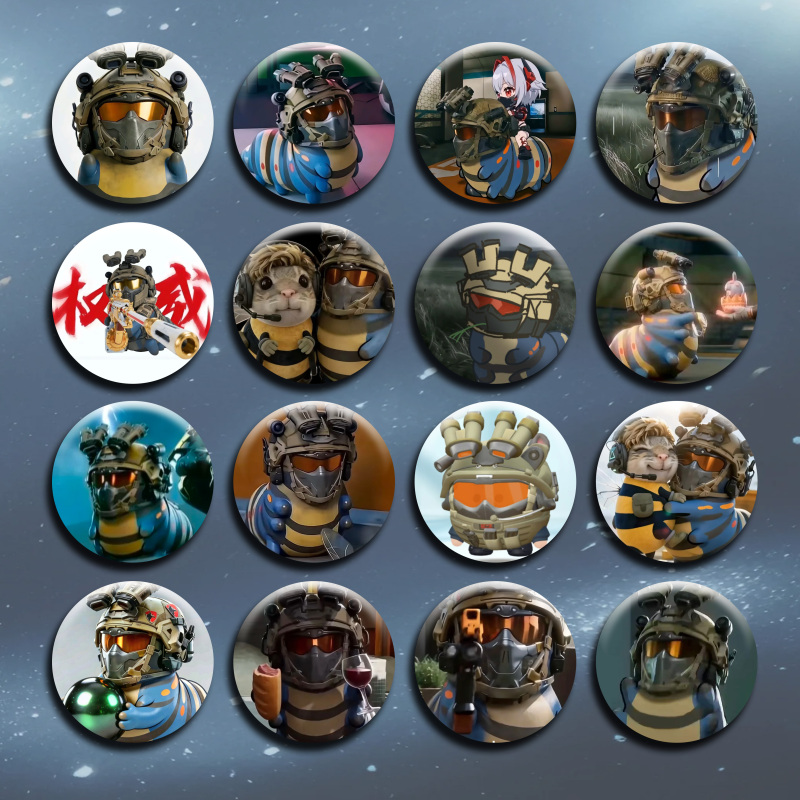 Delta Worm Merchandise High-Quality Badges, Pins, and Pendants Birthday Gift 58mm High-Definition Delta Worm Merchandise High-Quality Badges, Pins, and Pendants Birthday Gift 58mm High-Definition
