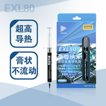 Jingtron gold liquid metal metal grease thermal conductive paste cpu open cover thermally conductive notebook water cooled heat dissipation liquid gold paste