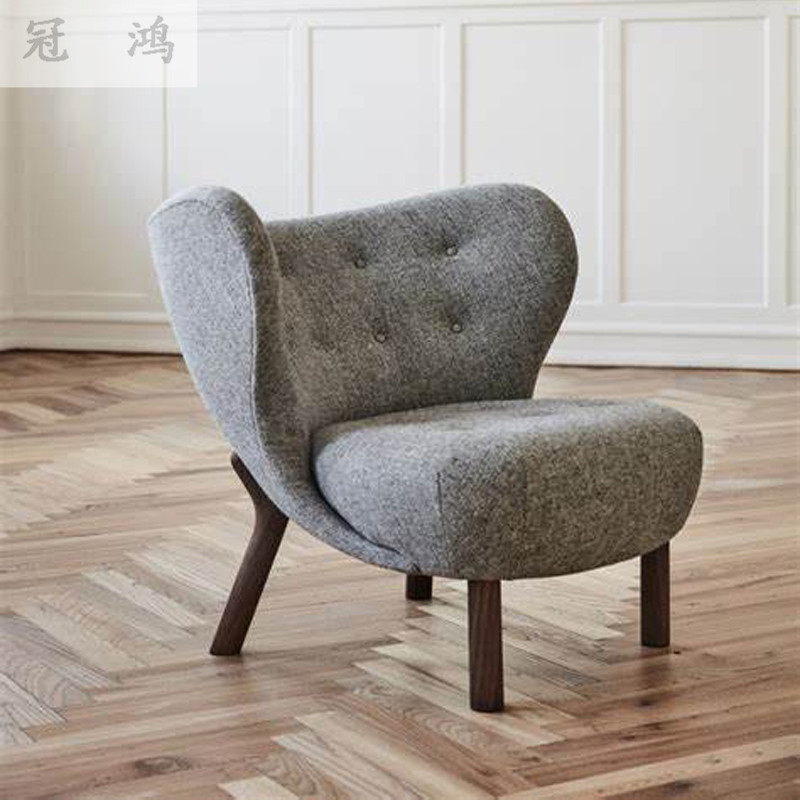 Leisure Chair Nordic Furniture Simple Lamb Wool Creative Personality Home Living Room Balcony Bedroom Net Red Lazy Sofa