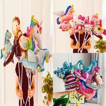 Childrens birthday party balloons Handheld with sticks Topoles Street hot sale Opening up for event parties Decorative Gifts