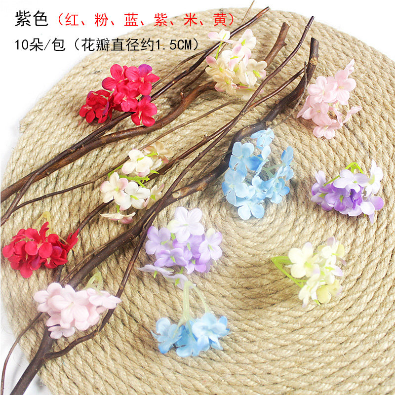 Kindergarten decoration Forest style accessories simulation silk cloth flowers DIY fake flowers small flowers decoration simulation Forget-me-not