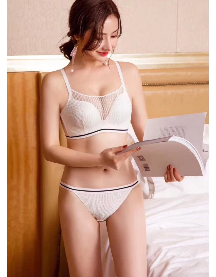 Mùa hè không có vòng thép chống lóa lưới ống đồ lót hàng đầu thoáng khí liền mạch gợi cảm tụ tập áo ngực cô gái áo lót đẹp
