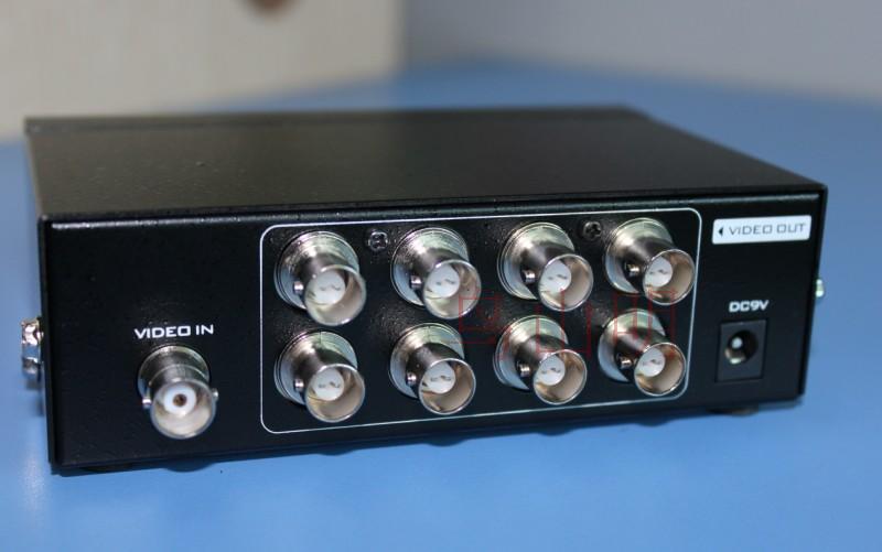 MT-108BC BNC dispenser 1 in 8 out 1 8 out to monitor 8 Q9 head 10% more than eight picture monitoring