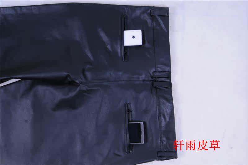 Pantalon cuir homme droit pour hiver - Ref 1492028 Image 34