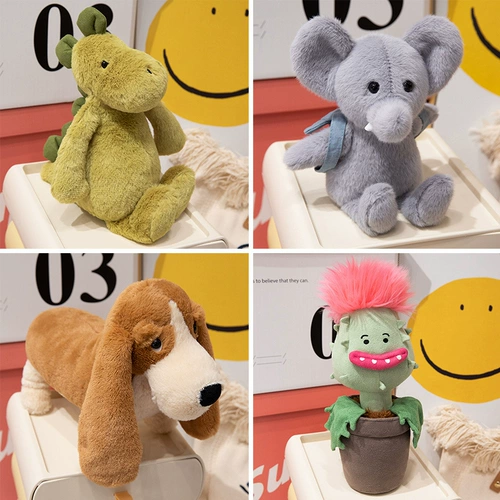 Мультяшный успокаивающий динозавр, плюшевая игрушка, тряпичная кукла