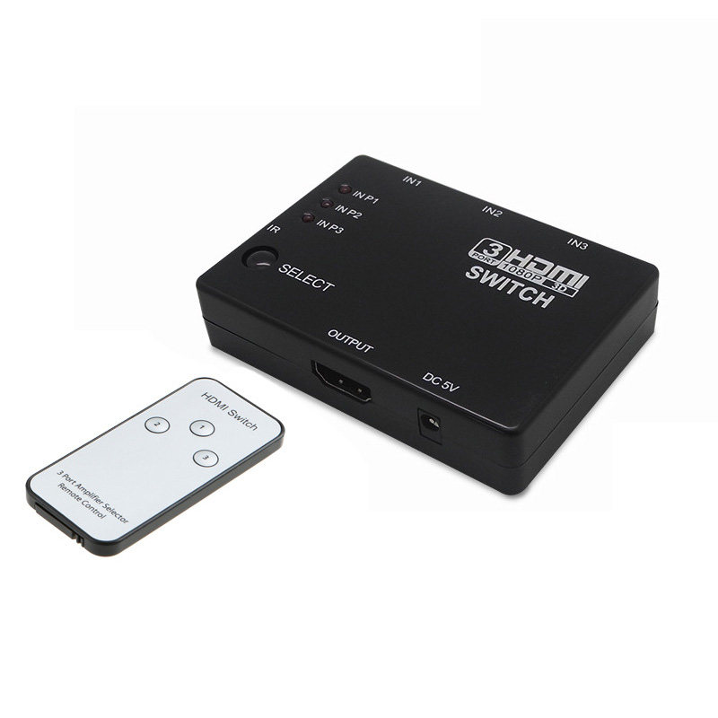 HDMI signal sharing screen combiner set-top box TV computer three-in-one-out high-definition 3-in-1 output switcher