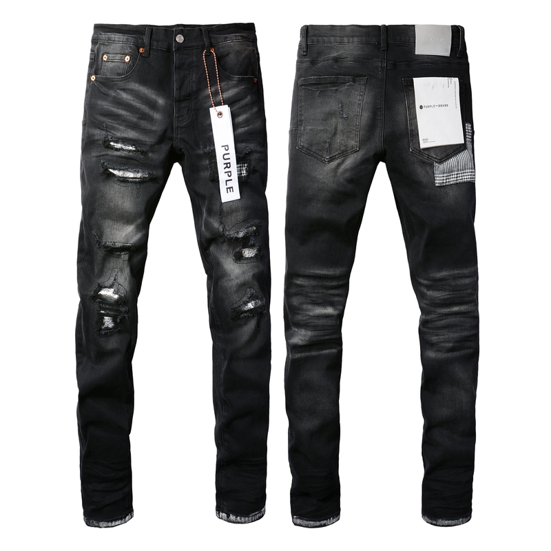 Jeans Men's Denim Pants Black American High Street Light Luxury European Export Cross-Border Factory Direct Sales in Stock Jeans Men's Denim Pants Black American High Street Light Luxury European Export Cross-Border Factory Direct Sales in Stock