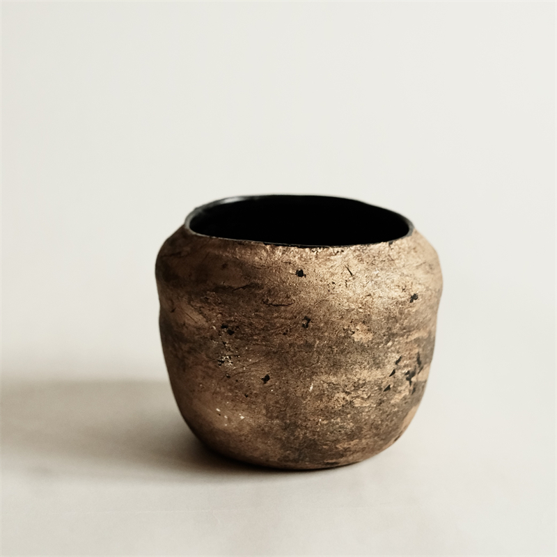 Domestic Authors Large Lacquer Crafts Wood Lacquerware Jianshui Washing Lacquer Cans Fully Handmade Thin Horse Works