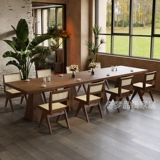 Обеденный стол с твердым деревом, маленький домашний обеденный стол, обеденный стол в средневековом стиле, квадратный маленький квадратный стол, балкон, маленький чайный стол, журнальный столик