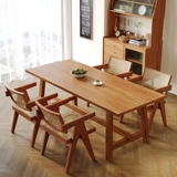 Рабочий стульчик для кормления из натурального дерева для еды для стола для домашнего использования