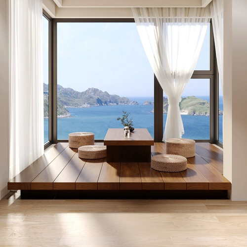 Кровать татами сплошной древесина