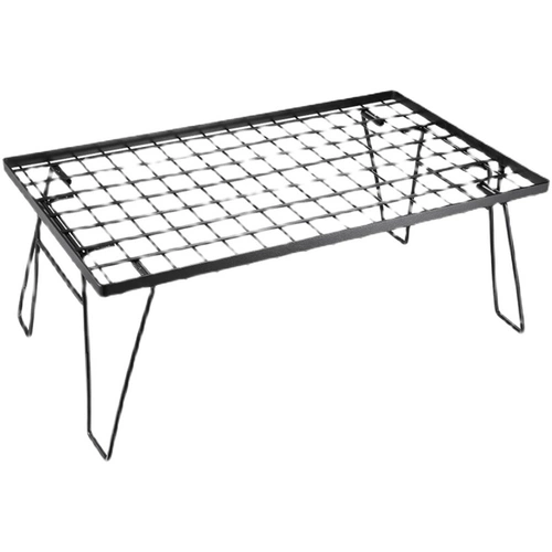 Corman Outdoor Simple Flaying Wilders Multi -Layer Iron Set с хранением багуры и дерева и алюминиевой доски