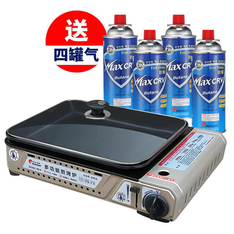 Pulse-fresh-type oven Outdoor Home Multi-functional frying-oven Outdoor Gas Barbecue Oven Gas Oven toasting integrated stove