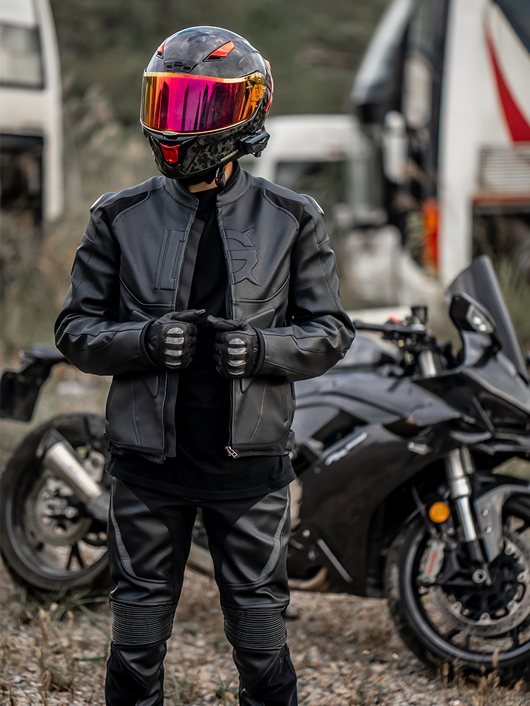 Motorcycle Riding Suit Locomotive Clothing Leather Clothing Anti-Fall Warm Men And Women Racing Bike Knight Rider WINDPROOF Winter-Taobao