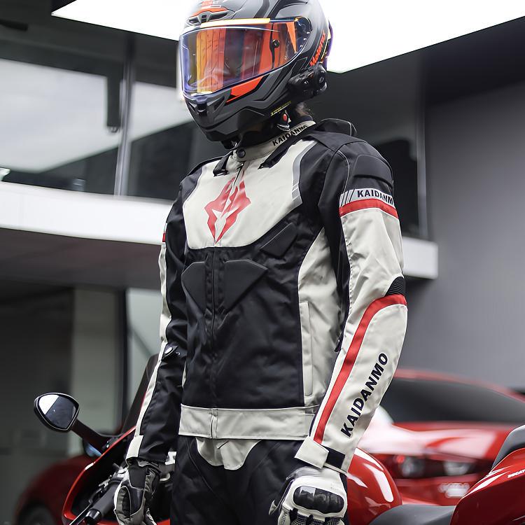 Men's Motorcycle Waterproof and Windproof Riding Suit Set Ce2 Certified Protective Gear Anti-Fall Motorcycle Racing Suit for Women