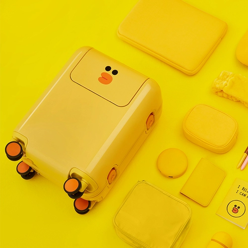 Просо детские Тележка Mi Rabbit Trolley Sally Limited Edition стиль LINE FRIENDS Sally Chicken чемодан бесплатная доставка