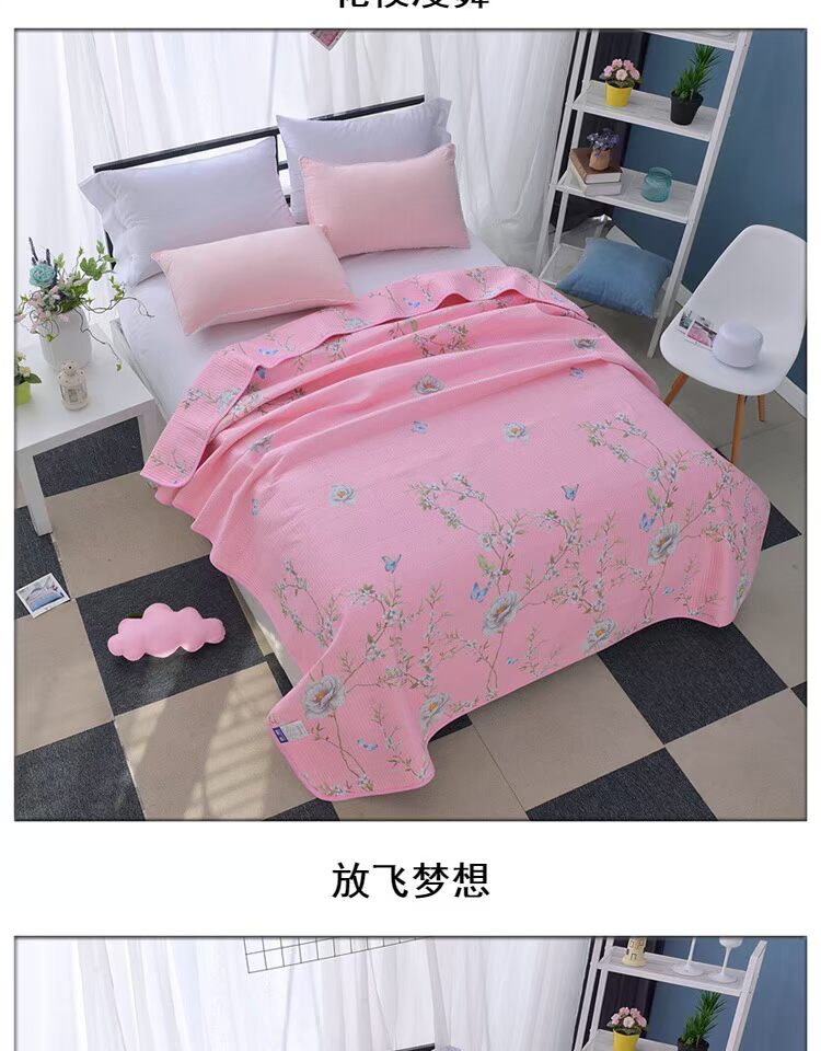 Có thể tùy chỉnh chăn bông cotton Hàn Quốc trải giường đơn mùa hè để tăng tấm chiếu bông đa năng tấm ga trải giường