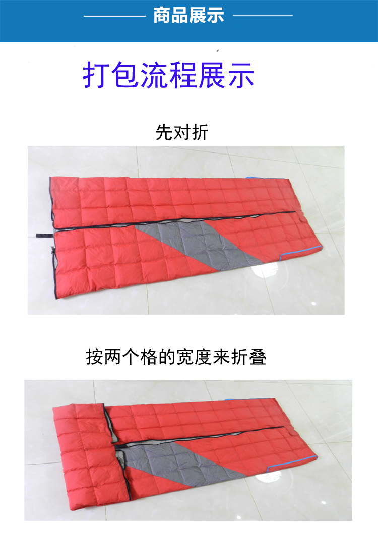 Xác thực gối người lớn siêu nhẹ ngỗng xuống túi ngủ Cắm trại ngoài trời trong nhà ăn trưa phá vỡ túi ngủ dày mỏng túi ngủ cho bé 2 tuổi