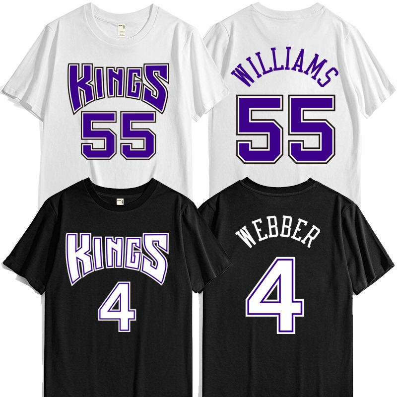 King's Williams No. 55 Stardajovich No. 16 Bi No. 10 Weber No. 4 Short-Sleeved T-Shirt for Men