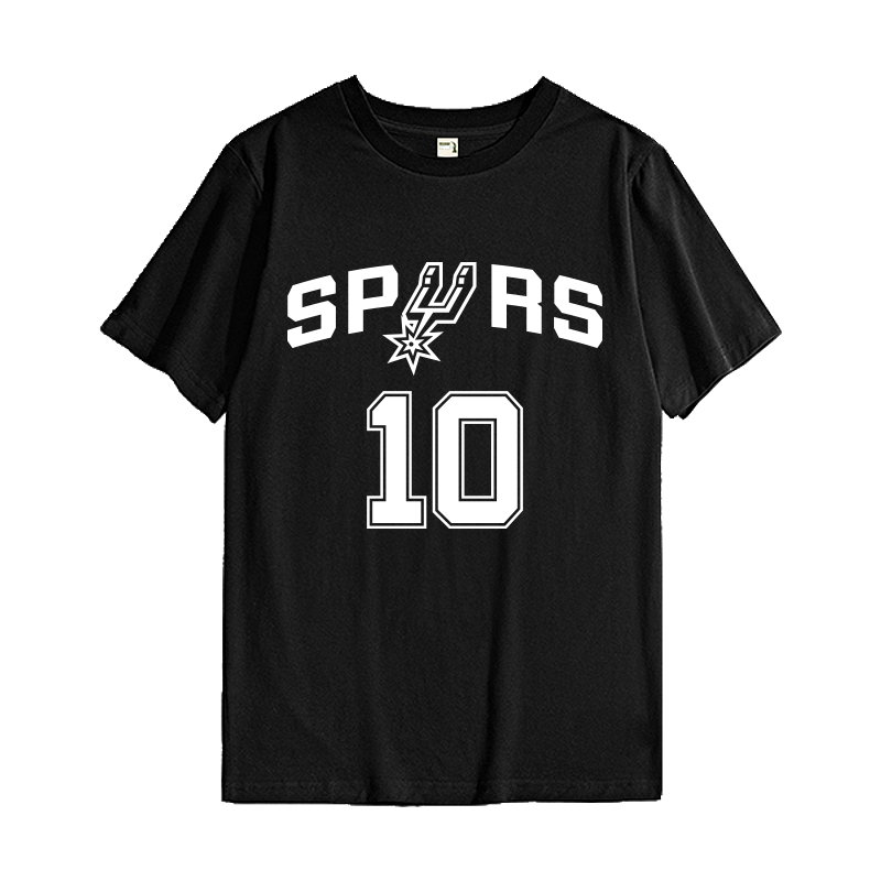 Duncan No. 21 Parker No. 9 Ginobili No. 20 Wenban Yama No. 1 No. 1 pick футболка с коротким рукавом