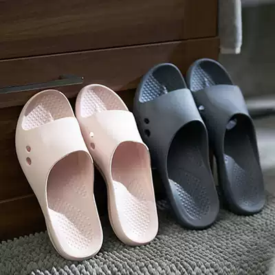Pregnant women non-slip bathroom home sandals women's indoor thick-soled soft-soled home Bath summer men's slippers