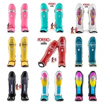 YOKKAO leggings summary Thai boxing leggings imported from Thailand cowhide material fighting protective gear for men and women