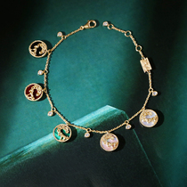 2-(Gift) (Han Dynasty Feilian Bracelet) 18K Jin Yuanxi Original Design Trend for Men and Women