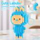 Labubu family building blocks zimomo peripheral series particles assembled cartoon internet celebrity doll gift