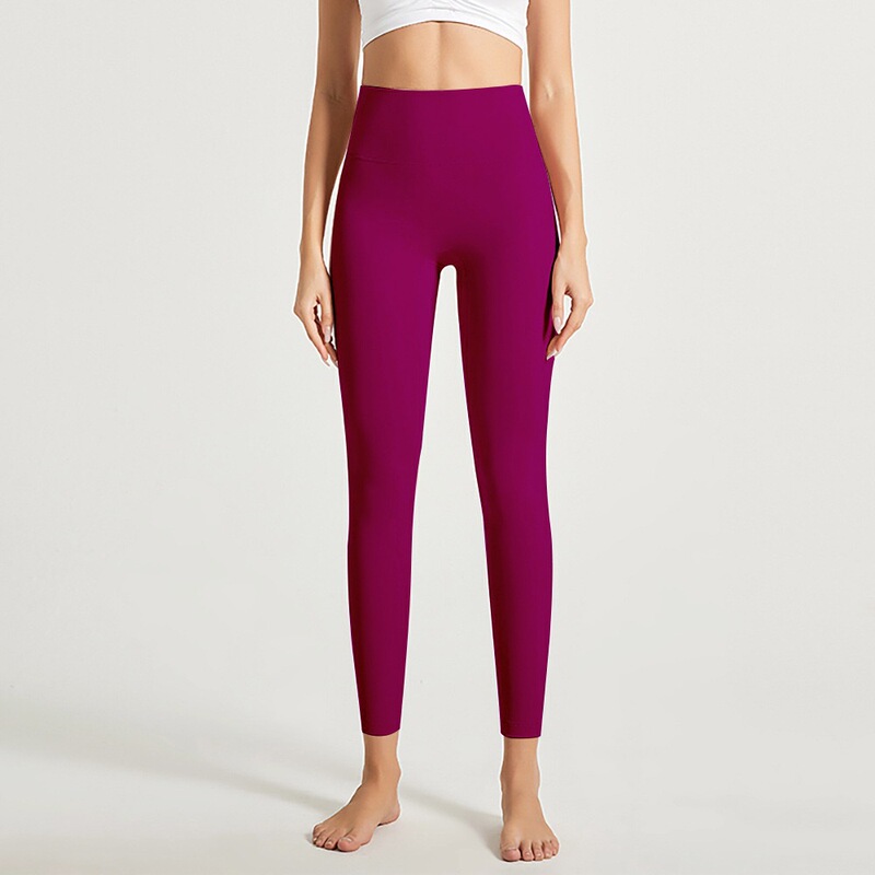 Cloud-Feel Yoga Pants for Women, High-Waisted, Butt-Lifting, Tummy-Tucking, Seamless, Nine-Point Length, Sports Yoga Leggings