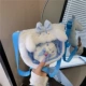 Белое окно Yugui Dog с подвесной сумкой для плеча