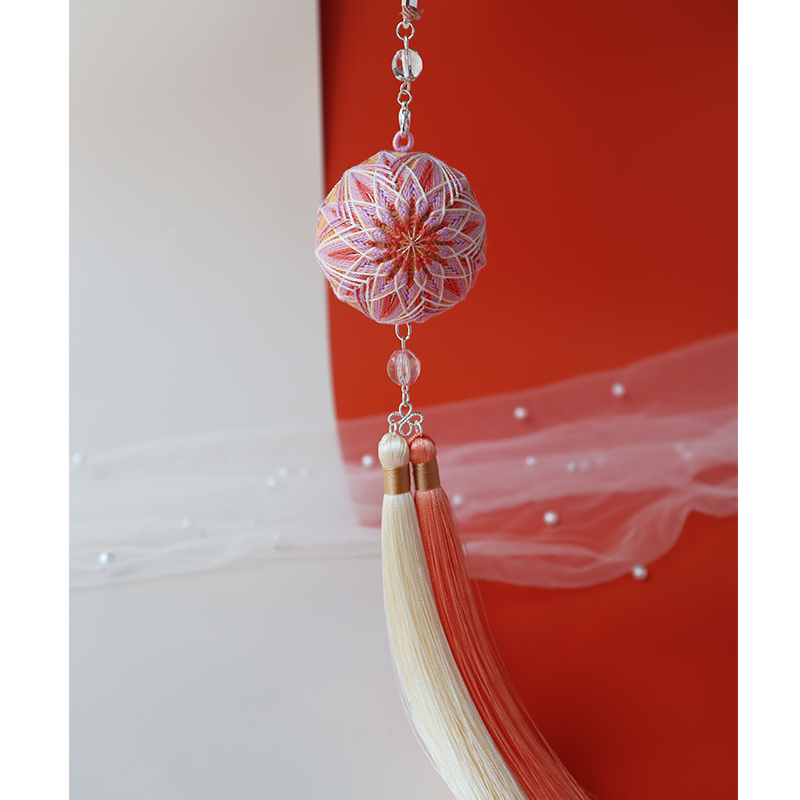 Warm Yang Hand Bow Ball Diy Material Bag Finished Embroidery Handicrafts Send Best Friend's Girlfriend Birthday Memorial Gift