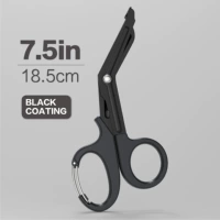 Пряжка, черная ручка, 7.5см