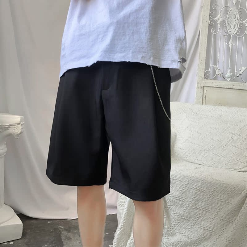 dk quần short phù hợp với cơ sở quần đồng phục của nam giới mất mùa hè thẳng xu hướng trăm quần vừa năm điểm thẳng.