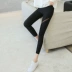 Quần legging nữ mỏng mặc quần đen nữ mùa thu 2019 mới bó sát chân 2019 là quần bút chì mỏng - Khởi động cắt