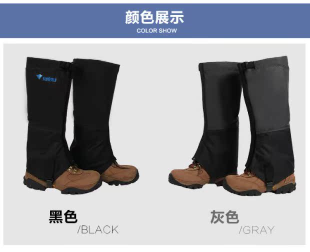 Ngoài trời siêu nhẹ không thấm nước và thoáng khí leo núi đi bộ trên đầu gối tuyết phủ chân Bộ tuyết trượt tuyết giày chống trượt tuyết chân nam ủng nhựa đi mưa
