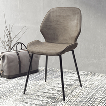 Stool ins Wind Net red home backrest lazy economical desk chair light luxury bedroom dining chair