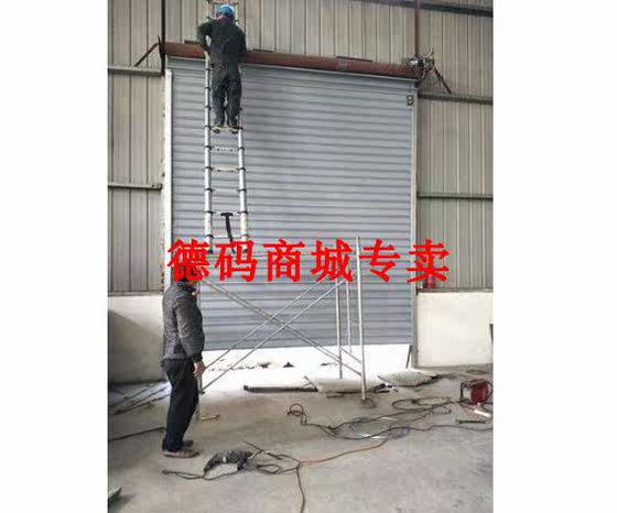 Suzhou rolling shutter door telescopic door manufacturer custom-made Wuxi electric aluminum alloy garage crystal wind-resistant and fire-proof rolling shutter door