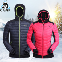 Camp Camp 2019 new outdoor down jacket womens ultra-light warm mens youth warm clothes windproof and breathable