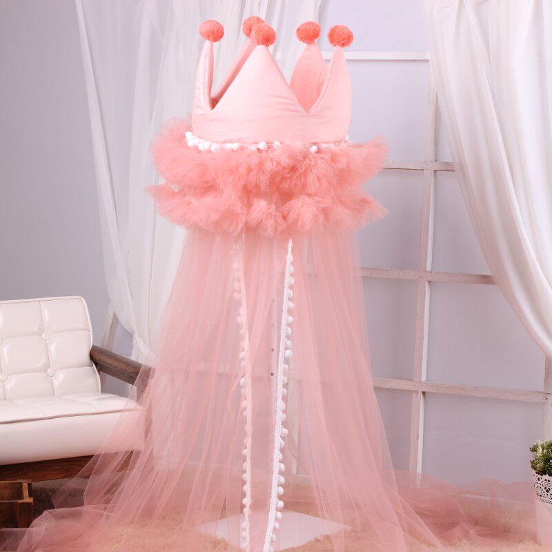 Baolizhen summer new dog pet mosquito net dog wooden bed mosquito net cage cover pet bed gauze curtain