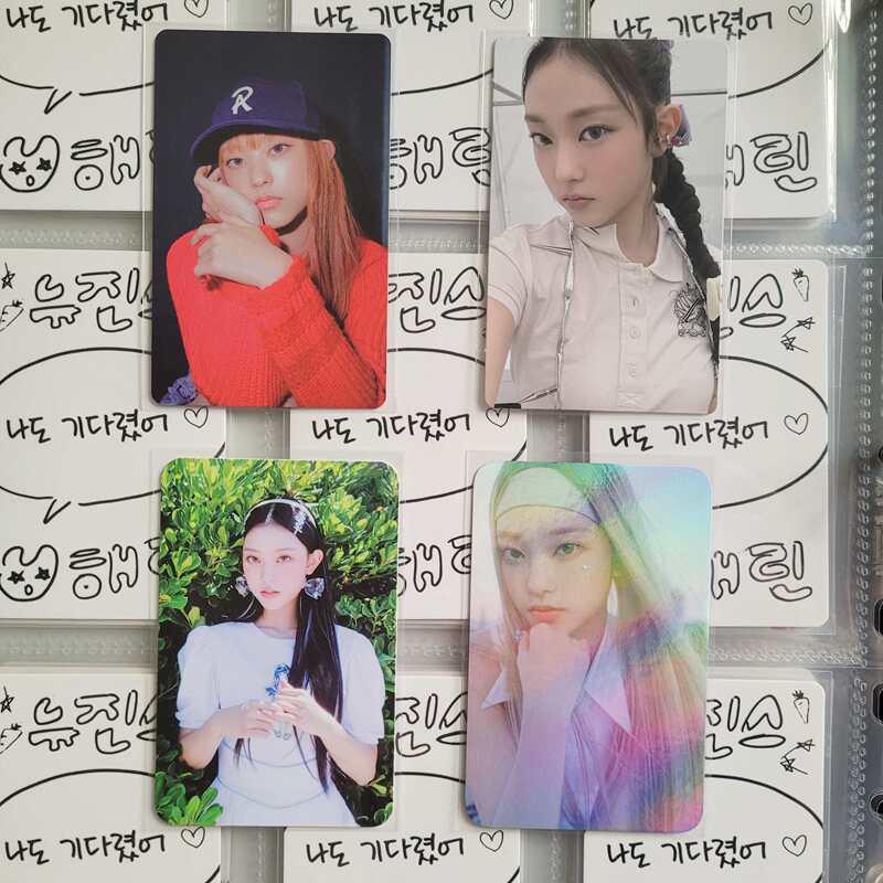[Ready Stock ]Newjeans Whale Sparkling Special Card Collection Haerin Ginger Sparkling Photo Card Wvs Sp Aladdin