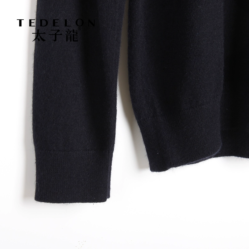 [TEDELON] thời trang mùa thu và mùa đông thỏ len len cashmere áo len nam ấm áp 81414170 - Áo len Cashmere