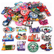 Shanghai tourist souvenir refrigerator stickers Oriental Pearl Bund Panda Yuyuan creative gift decorations