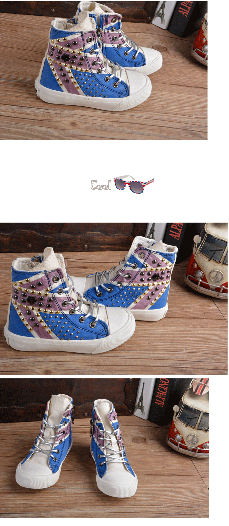 Chaussures enfants en autre rivet pour printemps - Ref 1039704 Image 6