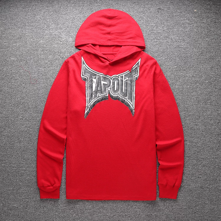 [Badfast обработка] Tapout бокс, боевые MMA мужская футболка с длинным рукавом Gef Gengle T -shirt шляпа