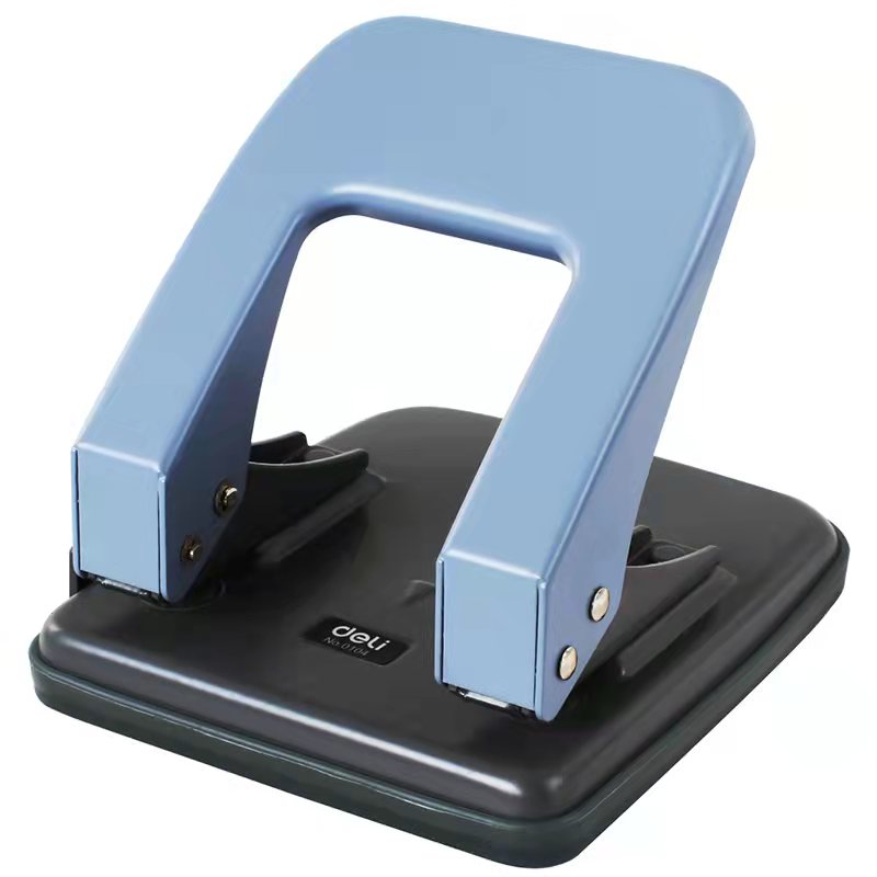 Able Double Hole Puncher bookbinding machine loose-leaf Benclip small student office round hole Manual dazzling machine-Taobao