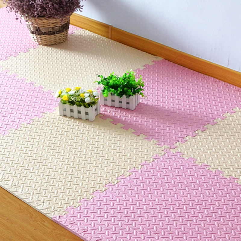 [40 miếng] bọt sàn câu đố 60x60 dày sàn mat khâu bé bé bò bò mat thảm bếp 3d