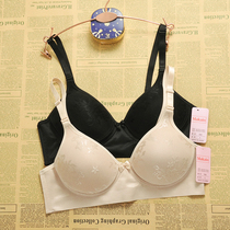 South Korea Imports without steel ring bra slim fit thin mold cup breathable and comfortable and no-scarring underwear female Makaio593