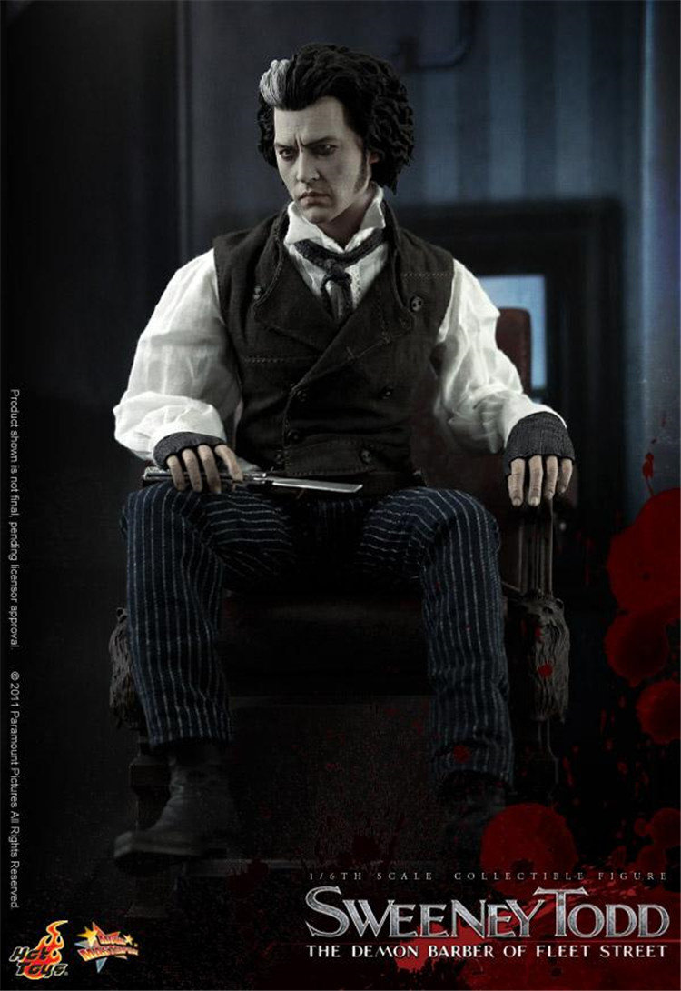HOTTOYS Sweeney Todd Johnny Depp 1/6 Action Figure In Stock H12