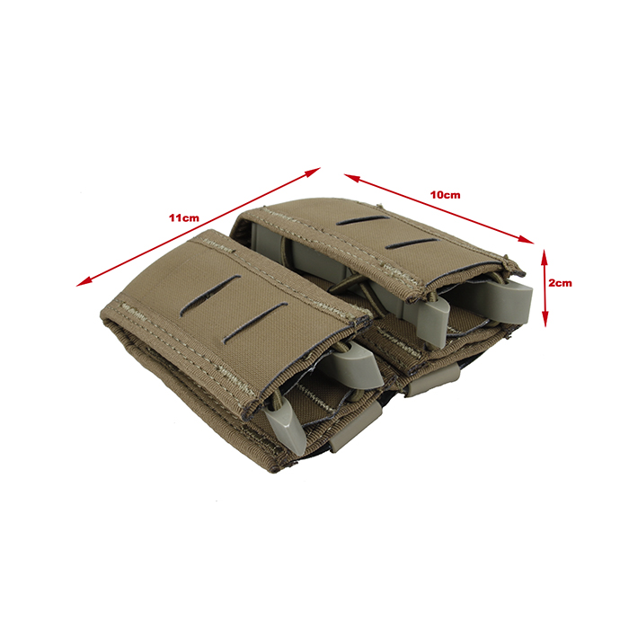 TMC3353-CB new double joining together bin denier clip bag accessories package with MOLLE quick tear tape