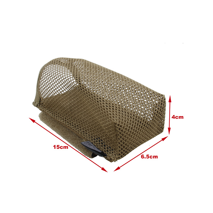TMC2995-CB Mesh Bottle Pouch vest pastes attached to the bottle stored in the net bag